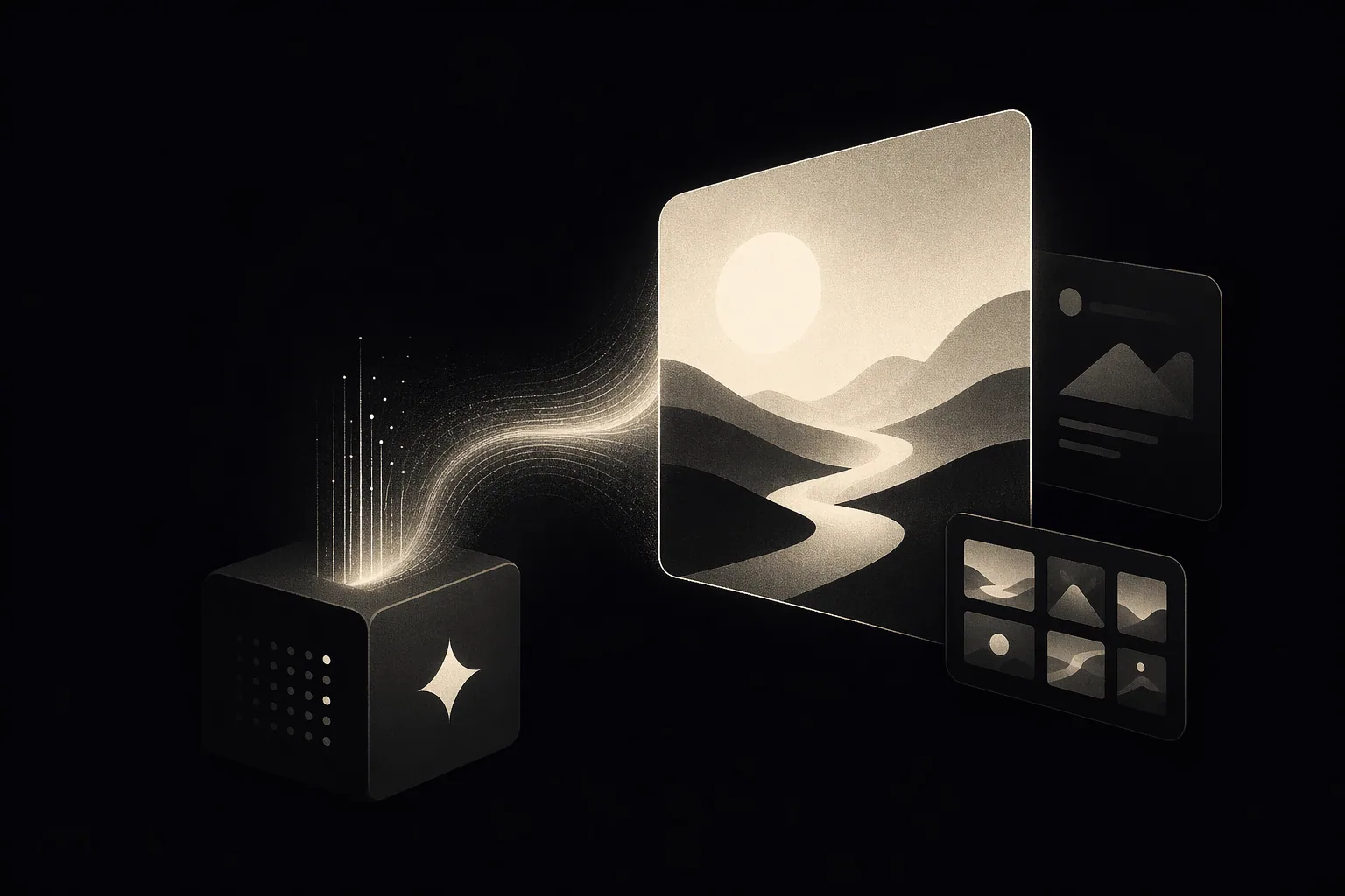 Illustration for AI-Generated Imagery and Content